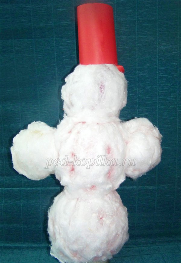Сніговик з повітряних кульок. Майстер-клас