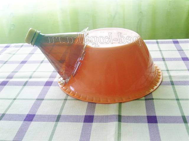 Їжачок з шишок і пластикової пляшки