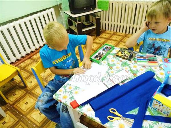 Торцювання на пластиліні в дитячому садку