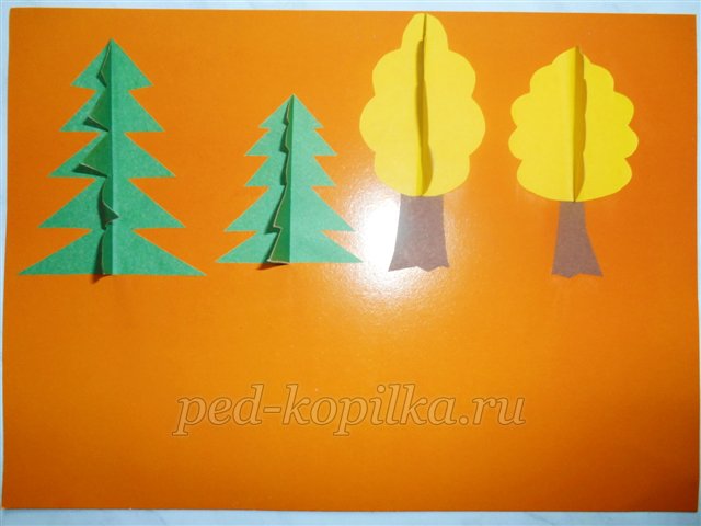 Об'ємна аплікація на тему Осінь. Майстер-клас