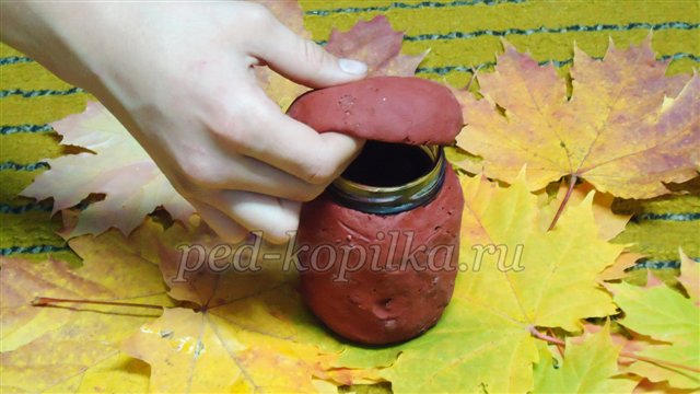 Осіння композиція з солоного тіста
