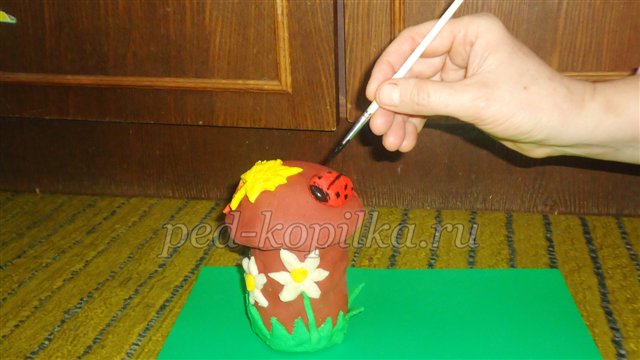 Осіння композиція з солоного тіста