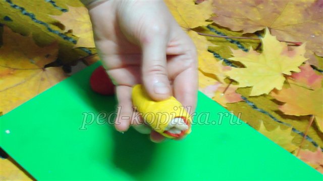 Осіння композиція з солоного тіста