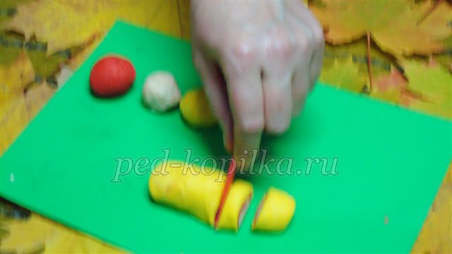 Осіння композиція з солоного тіста