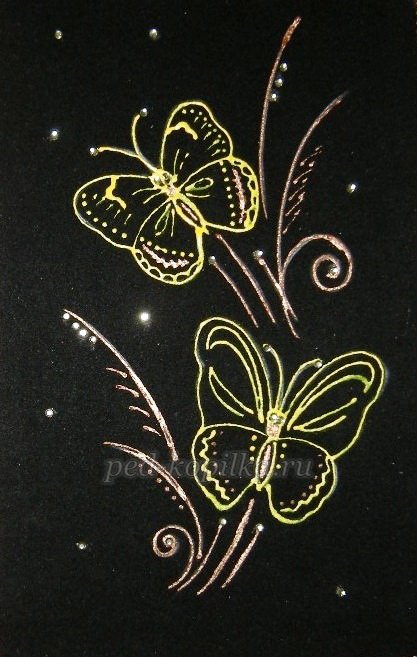 Картина зі стразами Метелики. Майстер-клас
