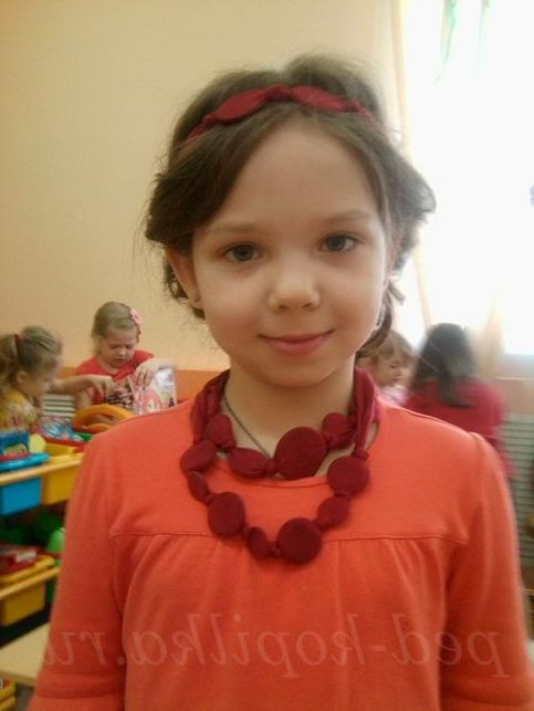 Біжутерія для дівчинки своїми руками