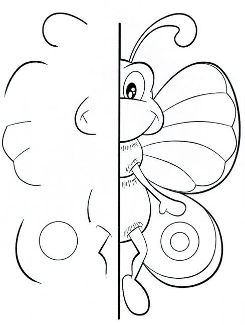Малювання для дітей. Метелик