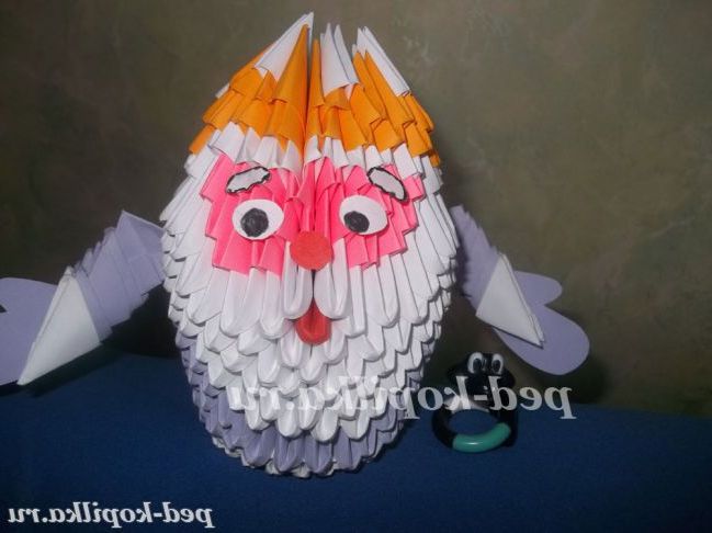 Дід Мороз. Модульне орігамі