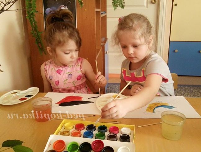 Уроки малювання в дитячому садку