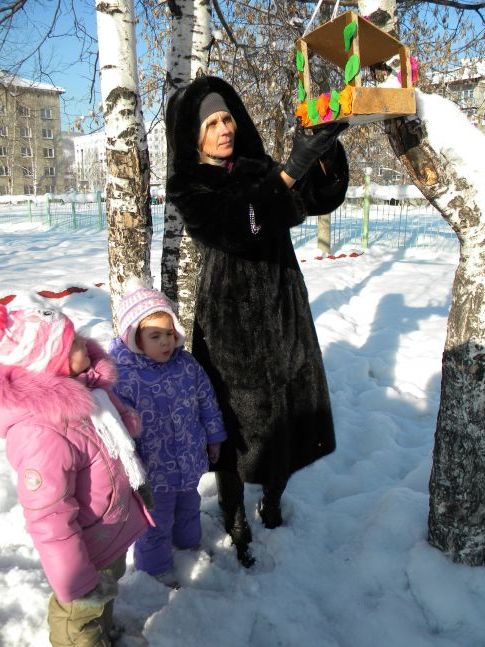 Погодуйте птахів взимку