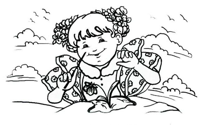 Розмальовка. Весна