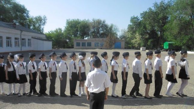 Огляд пісні і строю в початковій школі