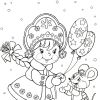 Розмальовка. Снігуронька
