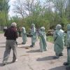 Естафета ГО на районній військово-спортивній грі 