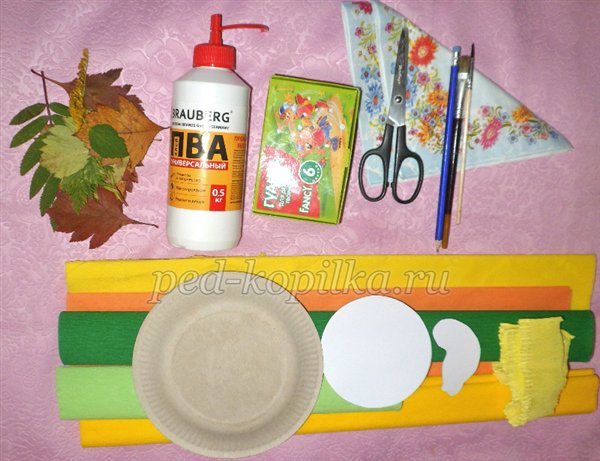 Осіння аплікація з паперу і листя. Майстер-клас Осіння аплікація з паперу і листя. Майстер-клас